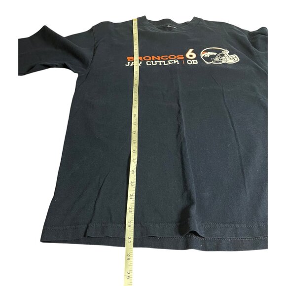 NFL Denver Broncos Jay Cutler #6 Long Sleeve Navy T-Shirt Mens Medium NO TAG - Picture 9 of 12